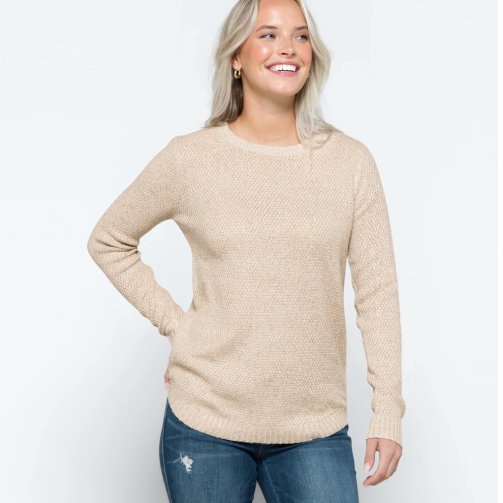 PINK CLOVER Nickole Textured Sweater